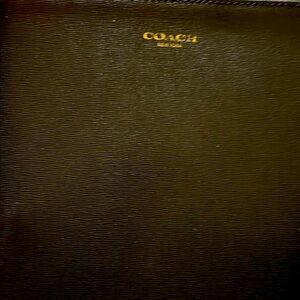 Coach Black Leather Wallet